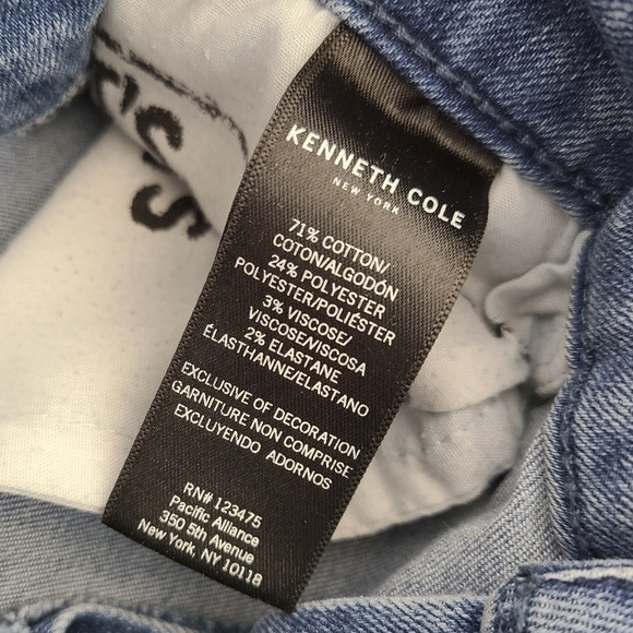 Kenneth Cole Jess celestial embroidered skinny jeans size 2 - Picture 6 of 8